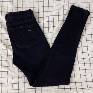 rag & bone Black High Rise Skinny Jeans Size 24